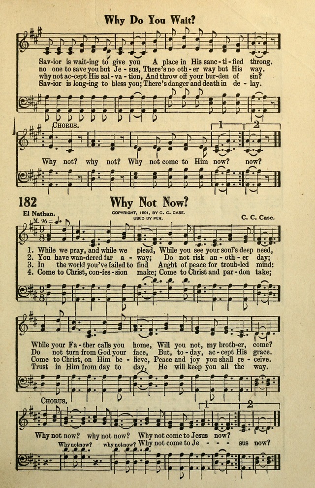 Awakening Songs for the Church, Sunday School and Evangelistic Services page 189