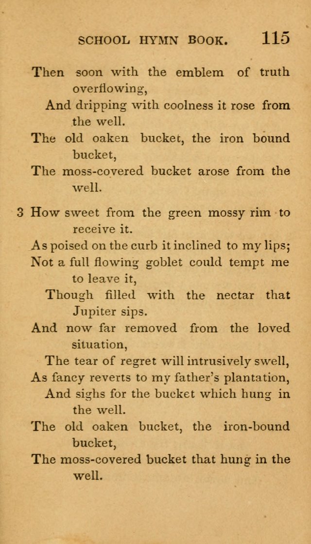 The American School Hymn Book page 115