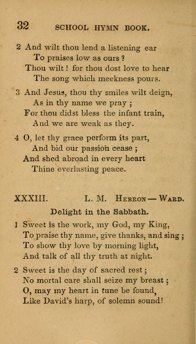 The American School Hymn Book page 32