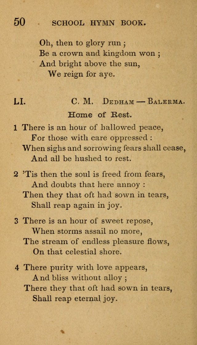 The American School Hymn Book page 50