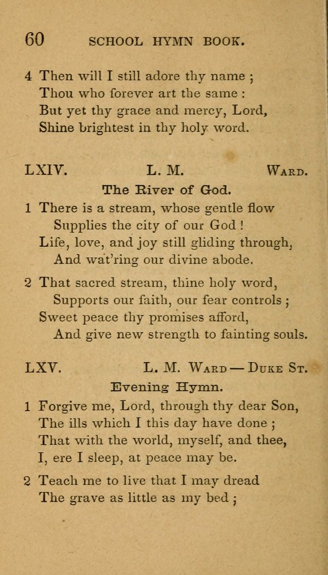 The American School Hymn Book page 60