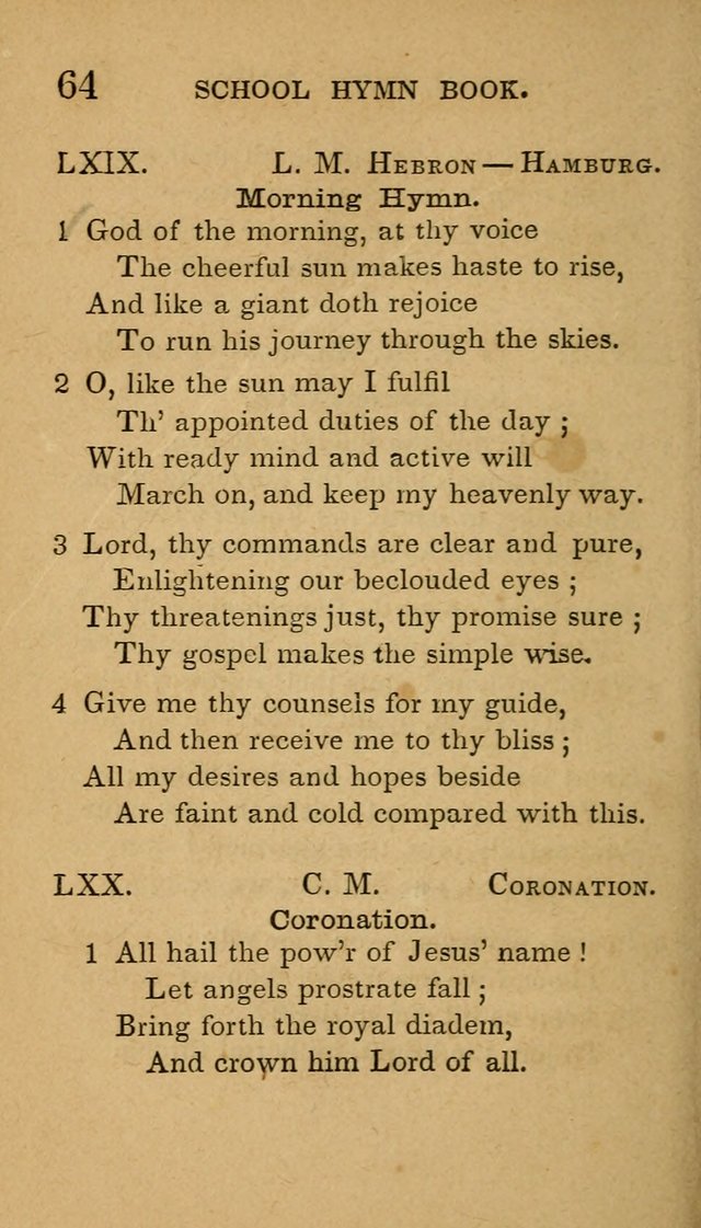 The American School Hymn Book page 64