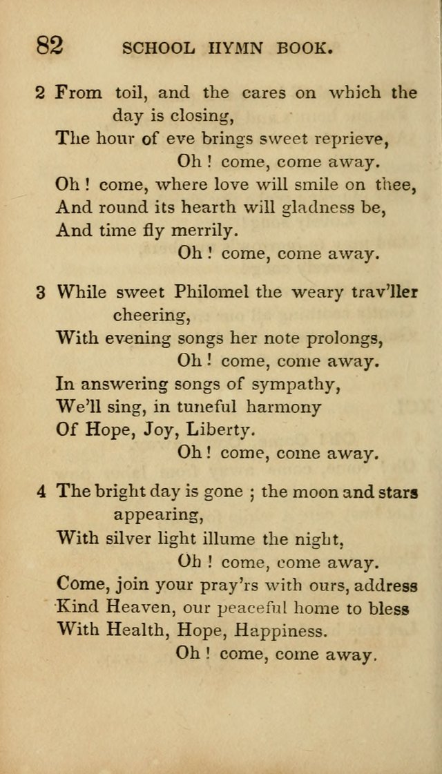 The American School Hymn Book page 82