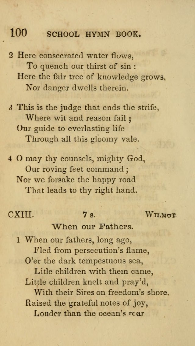 The American School Hymn Book. (New ed.) page 100