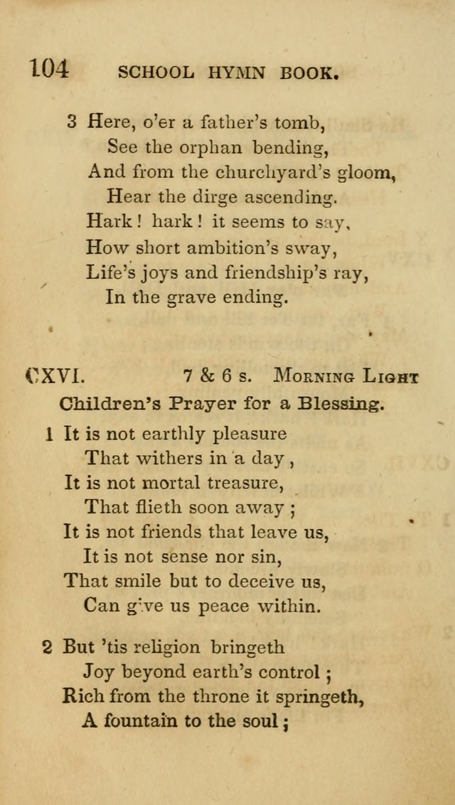 The American School Hymn Book. (New ed.) page 104