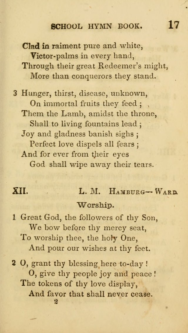 The American School Hymn Book. (New ed.) page 17