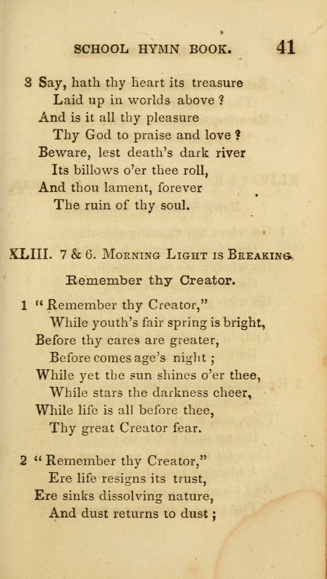 The American School Hymn Book. (New ed.) page 41