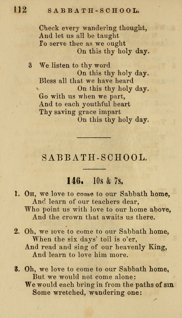 American Sunday School Hymn Book. New ed. page 113