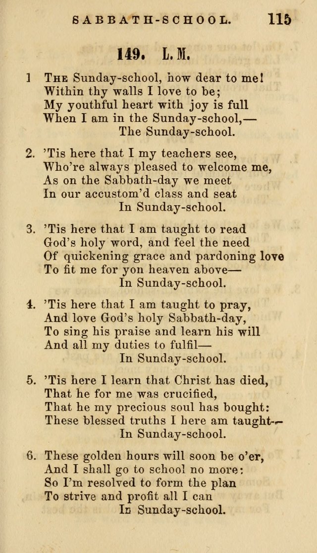 American Sunday School Hymn Book. New ed. page 116