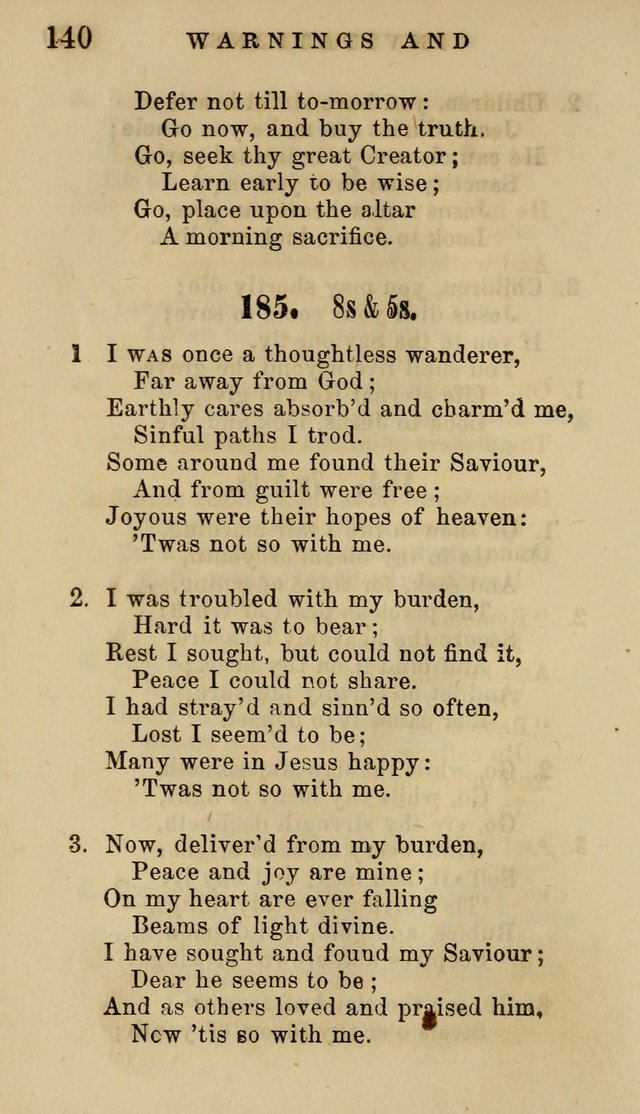 American Sunday School Hymn Book. New ed. page 141