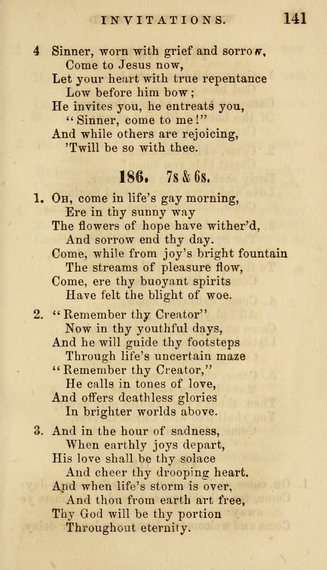 American Sunday School Hymn Book. New ed. page 142