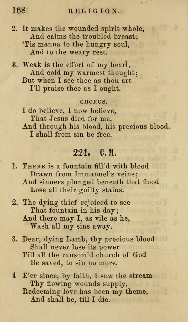 American Sunday School Hymn Book. New ed. page 169