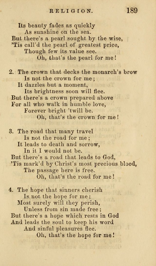 American Sunday School Hymn Book. New ed. page 190