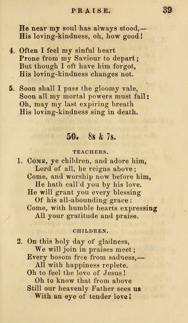 American Sunday School Hymn Book. New ed. page 40