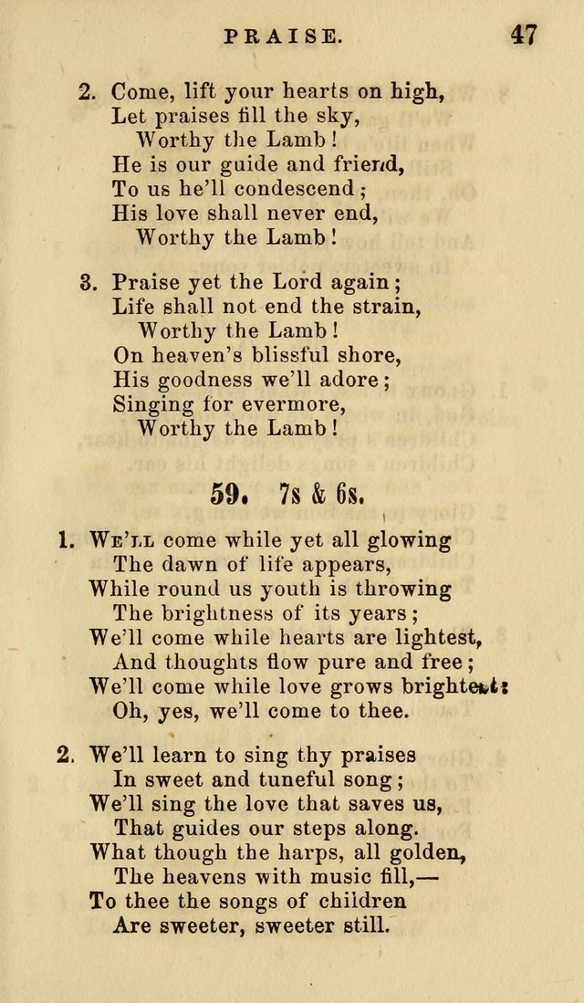 American Sunday School Hymn Book. New ed. page 48