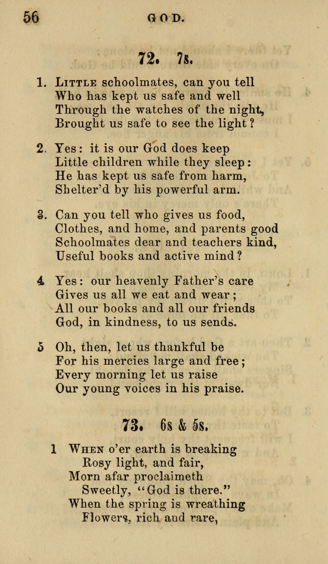 American Sunday School Hymn Book. New ed. page 57