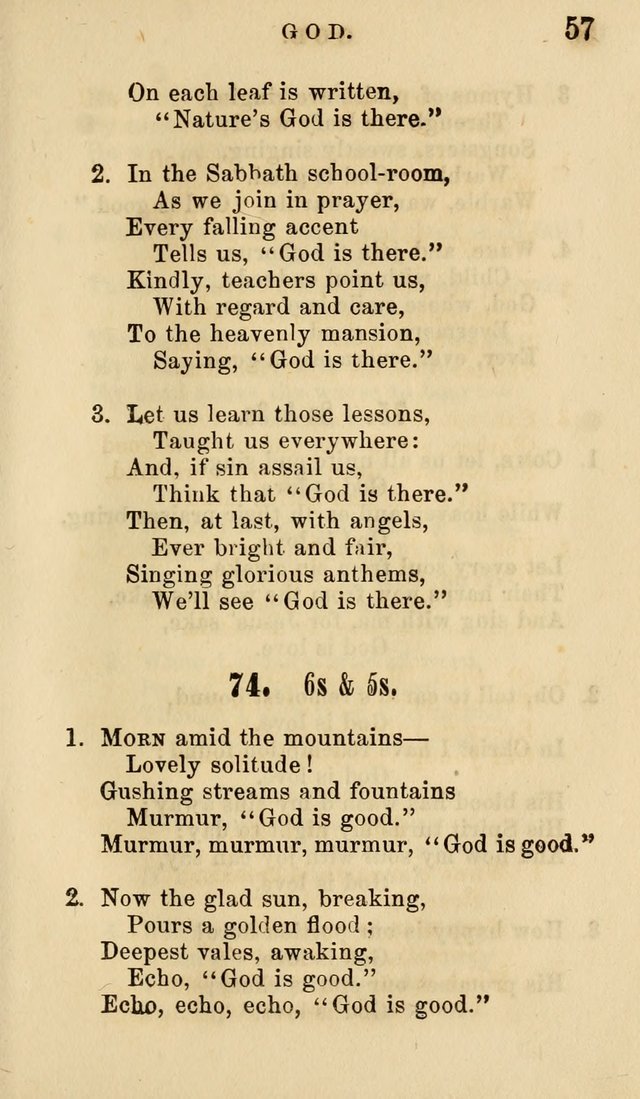 American Sunday School Hymn Book. New ed. page 58