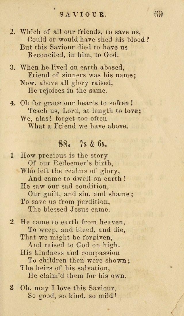 American Sunday School Hymn Book. New ed. page 70