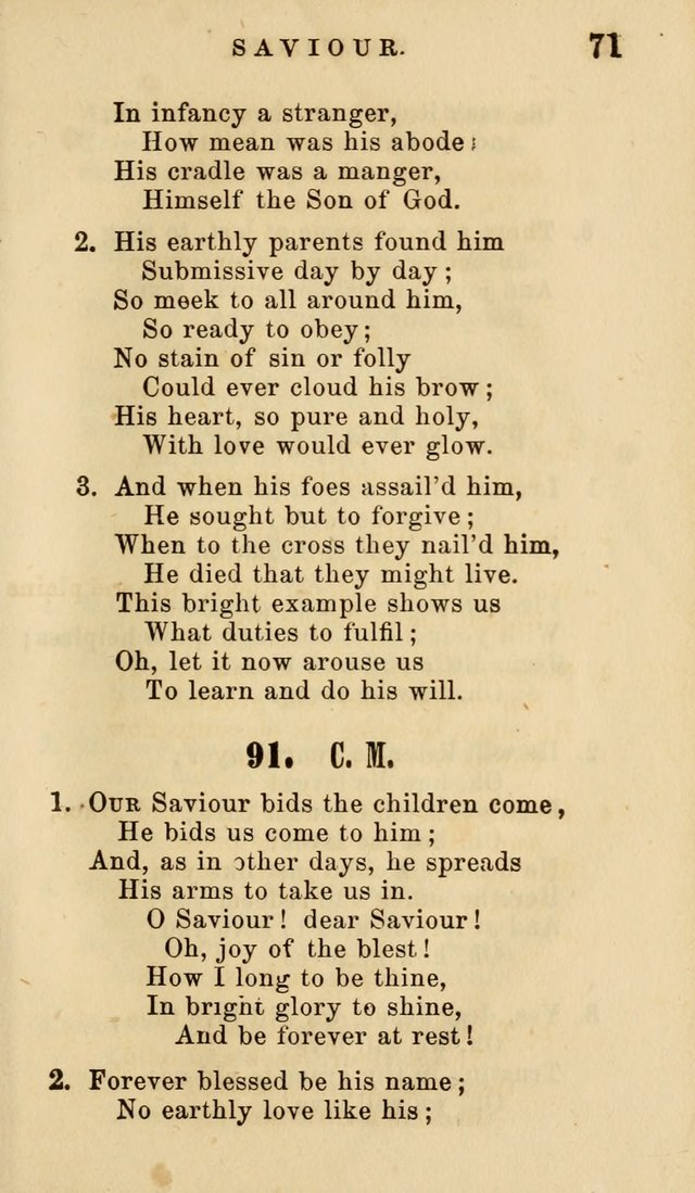 American Sunday School Hymn Book. New ed. page 72