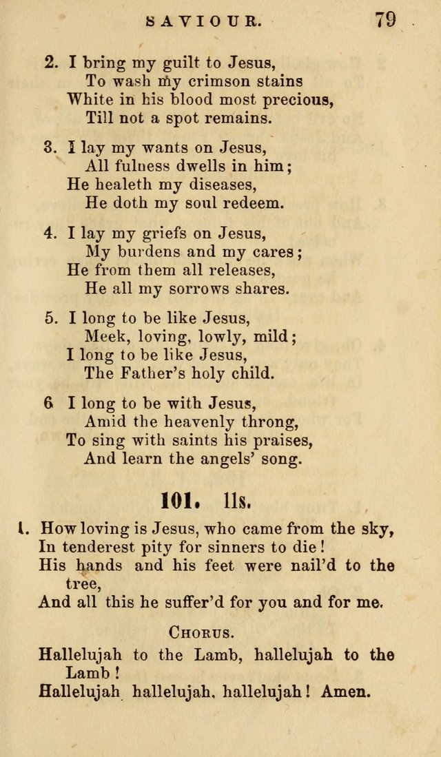 American Sunday School Hymn Book. New ed. page 80