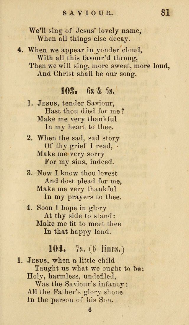 American Sunday School Hymn Book. New ed. page 82