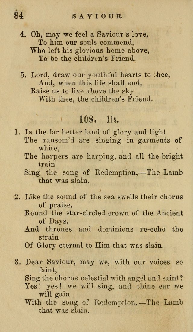 American Sunday School Hymn Book. New ed. page 85