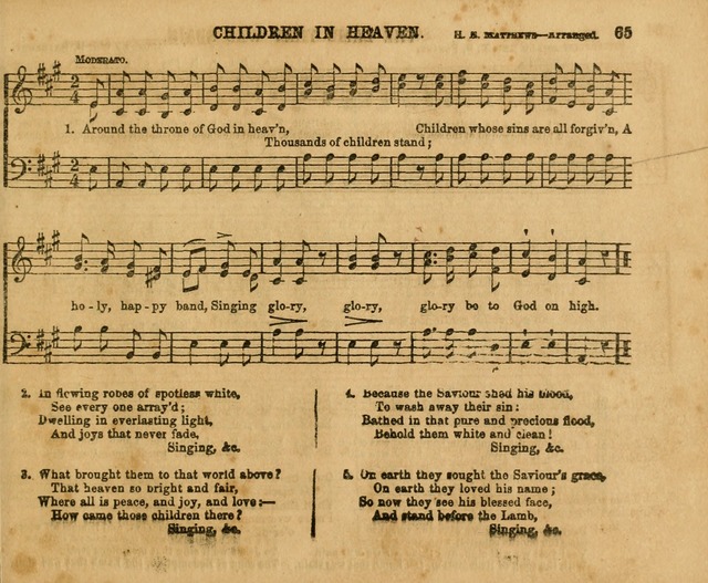 Anniversary and Sabbath School Hymns: or, the child