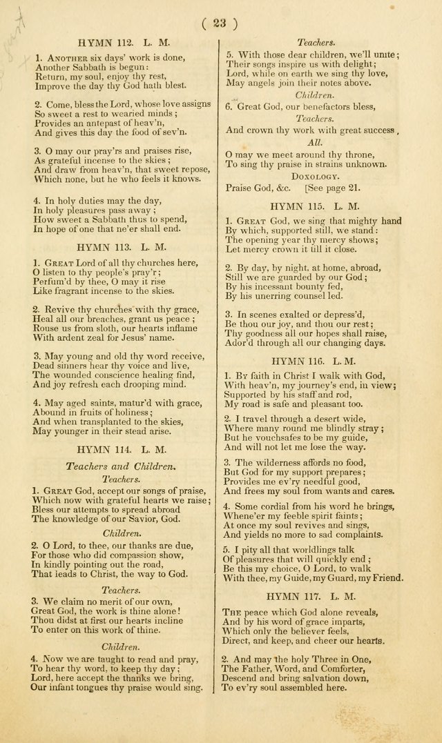 American Sunday School Psalmody; or, hymns and music, for the use of Sunday-schools and teacher