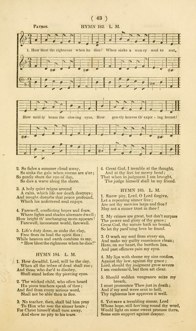 American Sunday School Psalmody; or, hymns and music, for the use of Sunday-schools and teacher