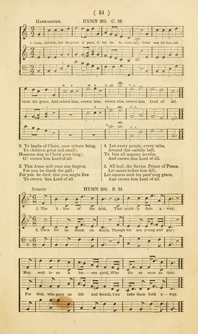 American Sunday School Psalmody; or, hymns and music, for the use of Sunday-schools and teacher