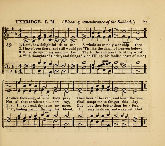 The American Sabbath School Singing Book: containing hymns, tunes, scriptural selections and chants, for Sabbath schools page 27