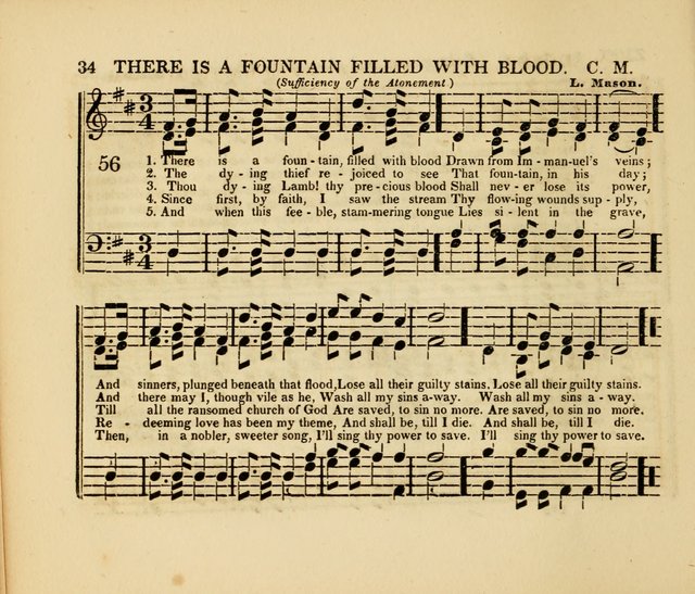 The American Sabbath School Singing Book: containing hymns, tunes, scriptural selections and chants, for Sabbath schools page 34