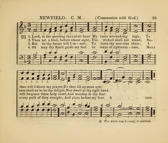 The American Sabbath School Singing Book: containing hymns, tunes, scriptural selections and chants, for Sabbath schools page 59