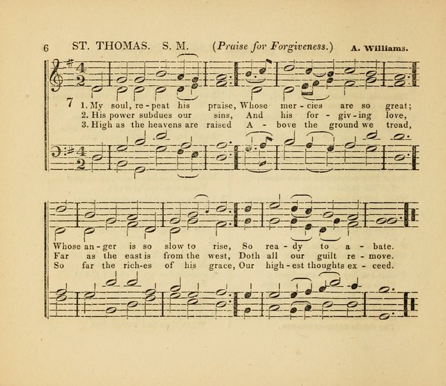 The American Sabbath School Singing Book: containing hymns, tunes, scriptural selections and chants, for Sabbath schools page 6