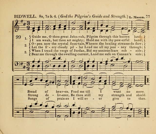 The American Sabbath School Singing Book: containing hymns, tunes, scriptural selections and chants, for Sabbath schools page 77