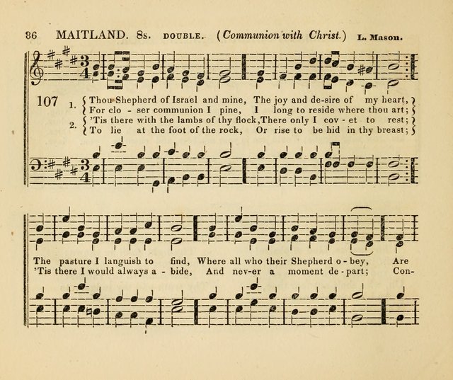 The American Sabbath School Singing Book: containing hymns, tunes, scriptural selections and chants, for Sabbath schools page 86