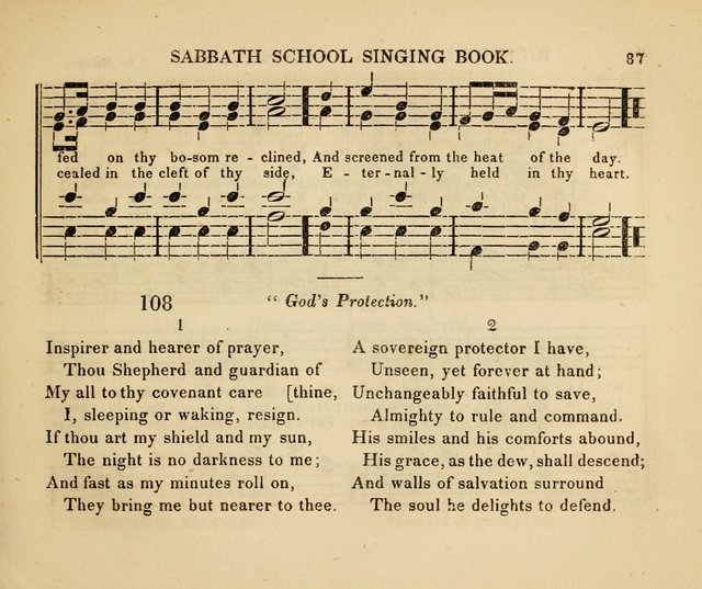 The American Sabbath School Singing Book: containing hymns, tunes, scriptural selections and chants, for Sabbath schools page 87