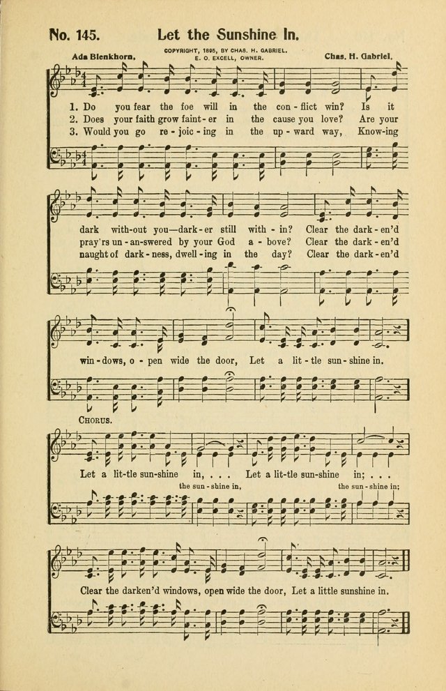 Assembly Songs: for use in evangelistic services, Sabbath schools, young peoples societies, devotional meetings, and the home page 146