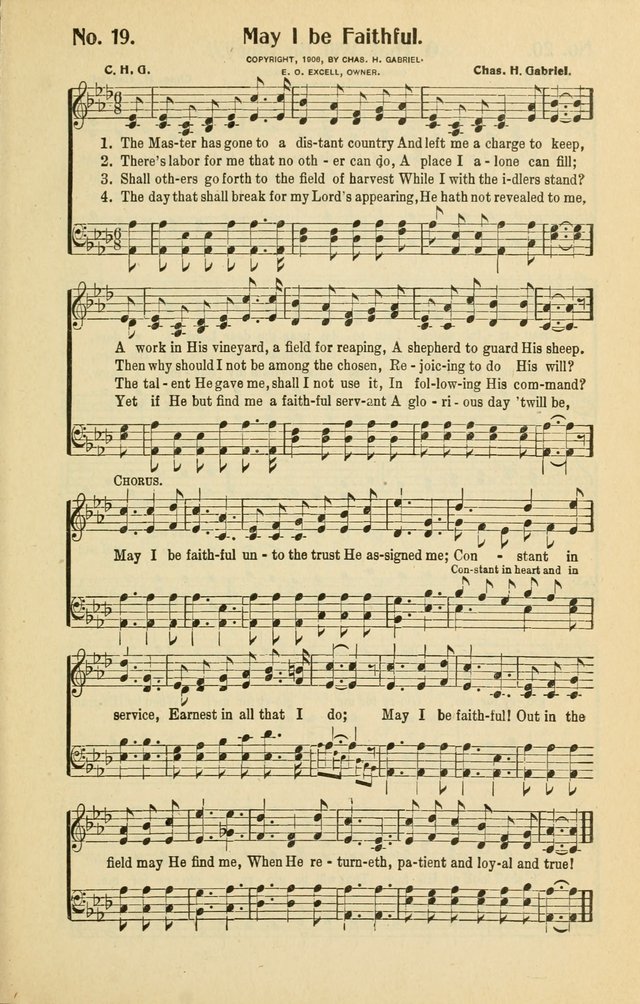 Assembly Songs: for use in evangelistic services, Sabbath schools, young peoples societies, devotional meetings, and the home page 20