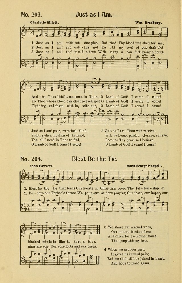 Assembly Songs: for use in evangelistic services, Sabbath schools, young peoples societies, devotional meetings, and the home page 203