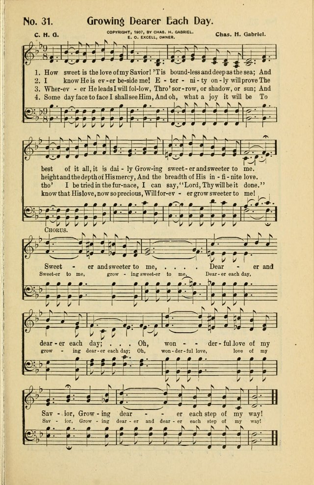 Assembly Songs: for use in evangelistic services, Sabbath schools, young peoples societies, devotional meetings, and the home page 32