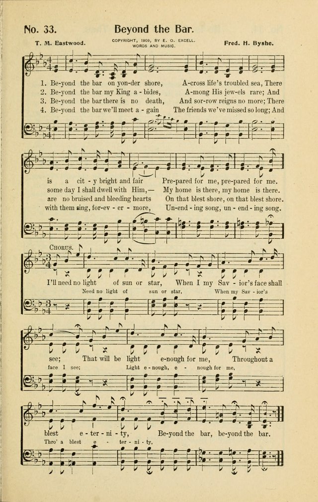 Assembly Songs: for use in evangelistic services, Sabbath schools, young peoples societies, devotional meetings, and the home page 34