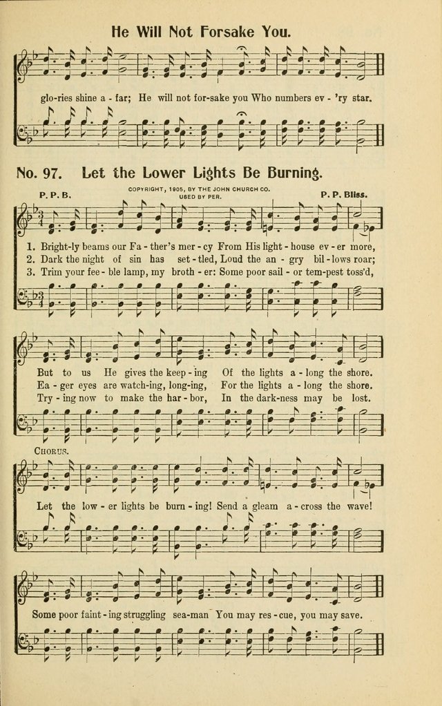 Assembly Songs: for use in evangelistic services, Sabbath schools, young peoples societies, devotional meetings, and the home page 98