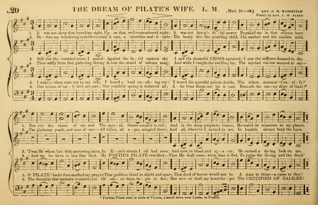 The American Vocalist: a selection of tunes, anthems, sentences, and hymns, old and new: designed for the church, the vestry, or the parlor; adapted to every variety of metre in common use. (Rev. ed.) page 320