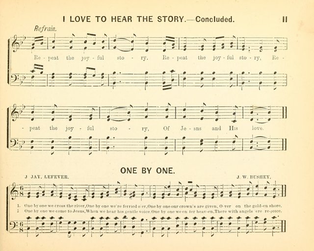 Always Welcome: a choice collection of song gems for the Sunday Shcool, prayer and praise meetings and the home circle page 16