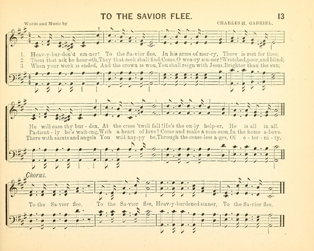 Always Welcome: a choice collection of song gems for the Sunday Shcool, prayer and praise meetings and the home circle page 18