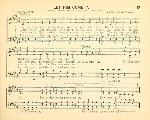 Always Welcome: a choice collection of song gems for the Sunday Shcool, prayer and praise meetings and the home circle page 22