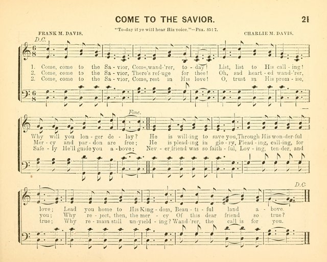 Always Welcome: a choice collection of song gems for the Sunday Shcool, prayer and praise meetings and the home circle page 26