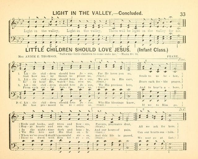 Always Welcome: a choice collection of song gems for the Sunday Shcool, prayer and praise meetings and the home circle page 38