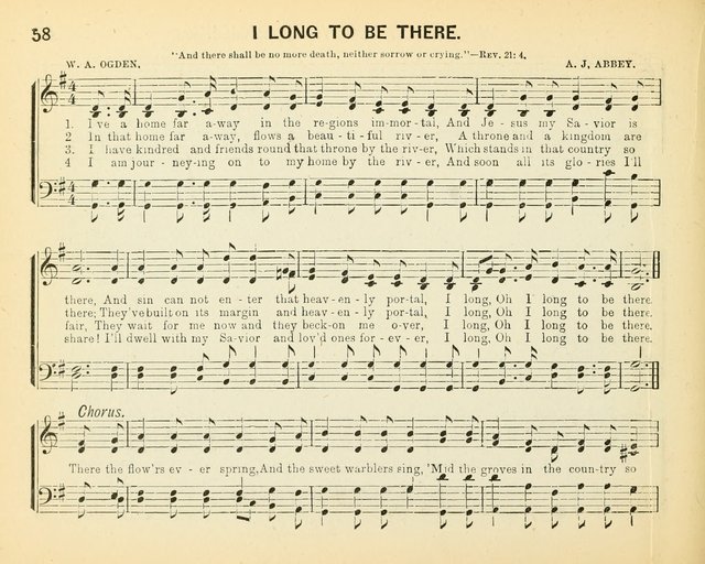 Always Welcome: a choice collection of song gems for the Sunday Shcool, prayer and praise meetings and the home circle page 63